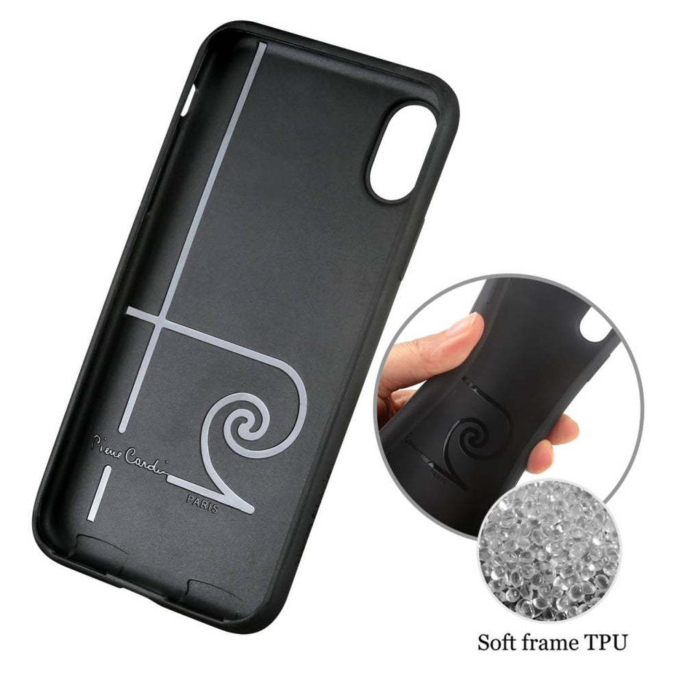 Pierre Cardin Backcover voor Apple iPhone X-Xs - Geel-Hoesjes-Ilumina Benelux