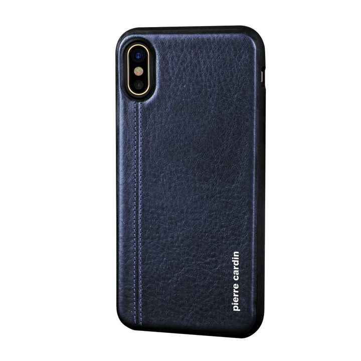 Pierre Cardin Backcover voor Apple iPhone X-Xs - Sapphire Blauw-Hoesjes-Ilumina Benelux