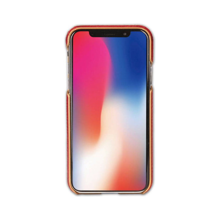 Pierre Cardin Backcover voor Apple iPhone Xs Max - Rood-Hoesjes-Ilumina Benelux