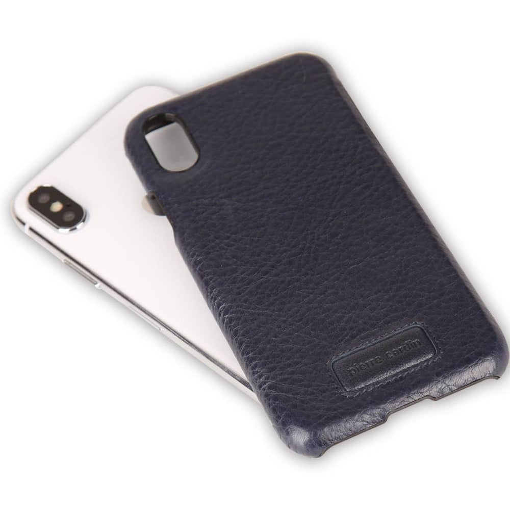 Pierre Cardin Backcover voor Apple iPhone Xs Max - Sapphire Blauw-Hoesjes-Ilumina Benelux