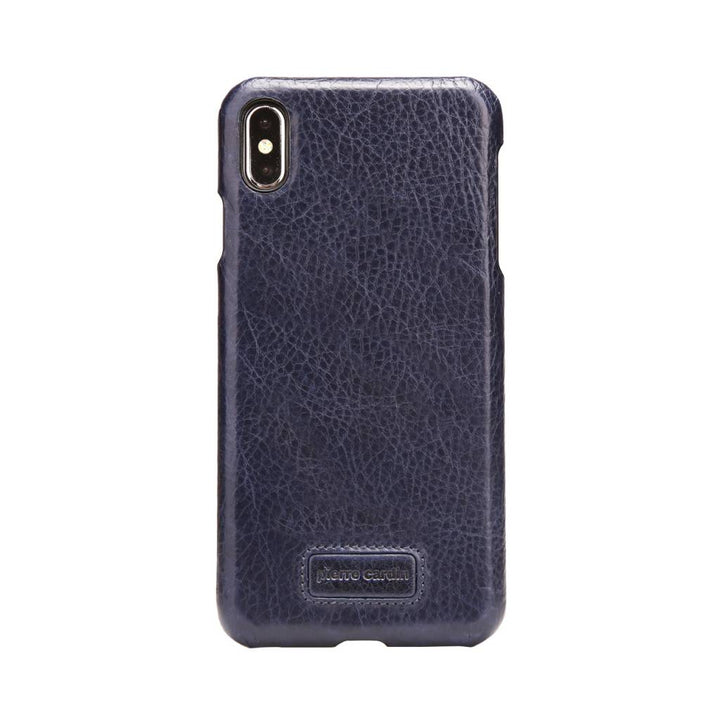 Pierre Cardin Backcover voor Apple iPhone Xs Max - Sapphire Blauw-Hoesjes-Ilumina Benelux