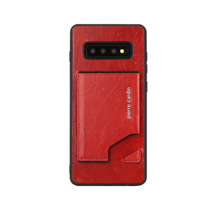 Pierre Cardin Backcover voor Samsung Galaxy S10 Plus - Rood-Hoesjes-Ilumina Benelux