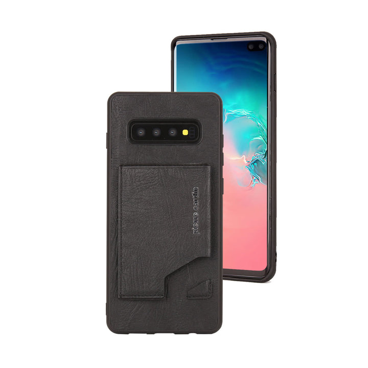 Pierre Cardin Backcover voor Samsung Galaxy S10 Plus - Zwart-Hoesjes-Ilumina Benelux