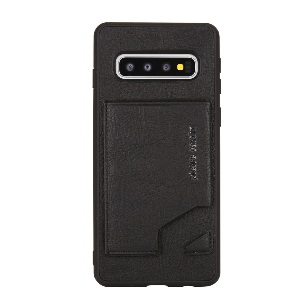 Pierre Cardin Backcover voor Samsung Galaxy S10 - Zwart-Hoesjes-Ilumina Benelux