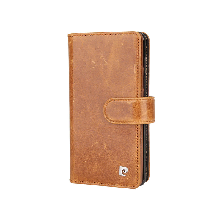 Pierre Cardin Bruin hoesje Galaxy S10 Plus - Book Case - Stijlvol - Leer - Luxe cover-Hoesjes-Ilumina Benelux