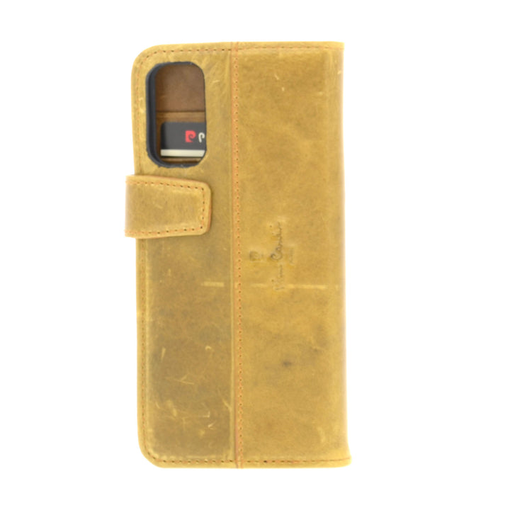 Pierre Cardin Bruin hoesje Samsung Galaxy S20 - Book Case - Echt leder-Hoesjes-Ilumina Benelux