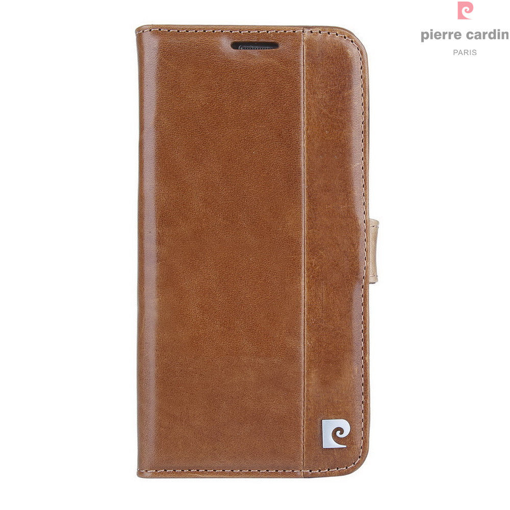 Pierre Cardin Bruin hoesje Samsung Galaxy S20 Plus - Book Case - Echt leder-Hoesjes-Ilumina Benelux