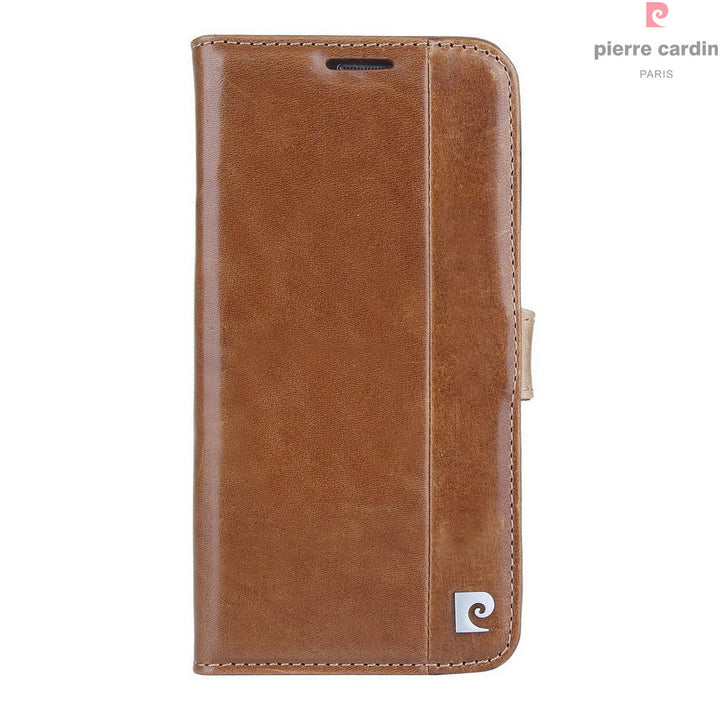 Pierre Cardin Bruin hoesje Samsung Galaxy S20 Plus - Book Case - Echt leder-Hoesjes-Ilumina Benelux