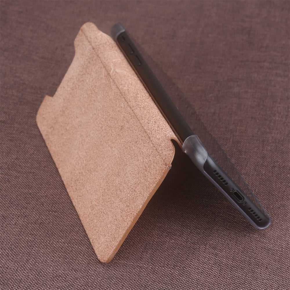 Pierre Cardin Bruin hoesje voor iPhone X-Xs - Book Case - Stijlvol - Leer - Luxe cover-Hoesjes-Ilumina Benelux