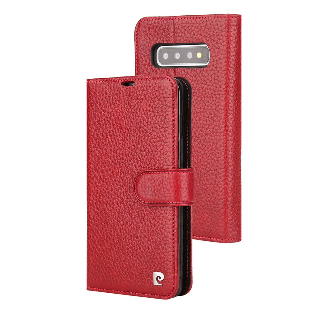 Pierre Cardin Rood Booktype hoesje Samsung Galaxy S10-Hoesjes-Ilumina Benelux