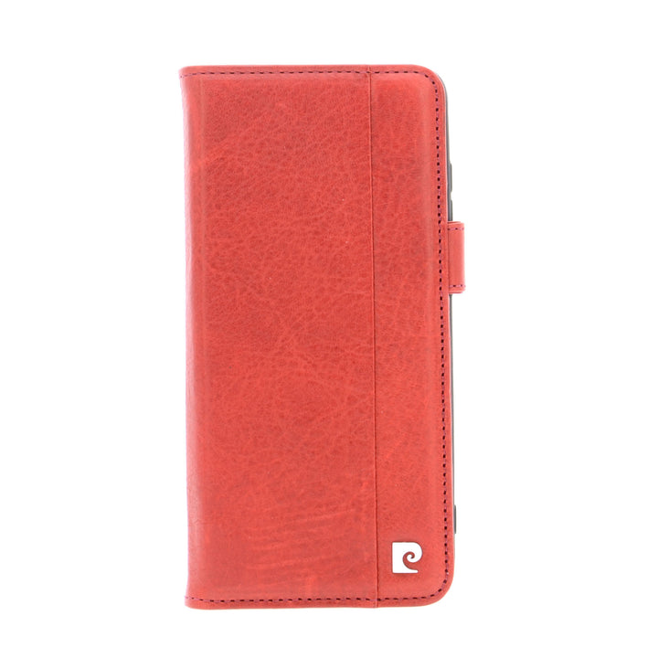 Pierre Cardin Rood hoesje Samsung Galaxy S20 Plus - Book Case - Echt leder-Hoesjes-Ilumina Benelux