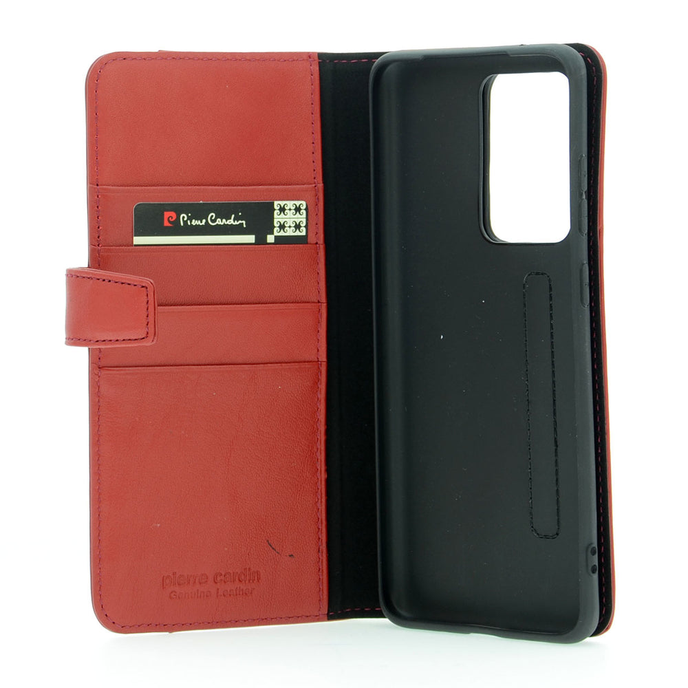 Pierre Cardin Rood hoesje Samsung Galaxy S20 Ultra - Book Case - Echt leder-Hoesjes-Ilumina Benelux