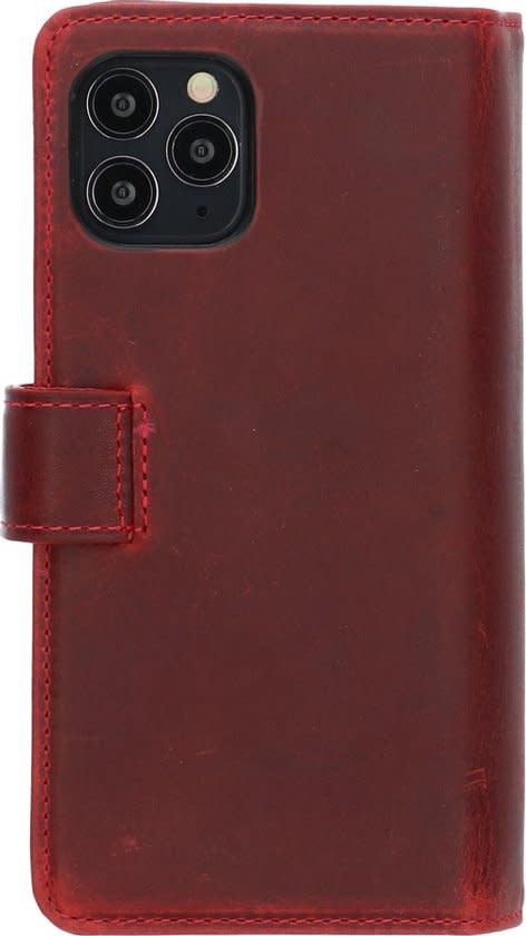 Pierre Cardin Rood hoesje iPhone 11 Pro - Book Case - Leather Wallet Series - Echt Leer-Hoesjes-Ilumina Benelux