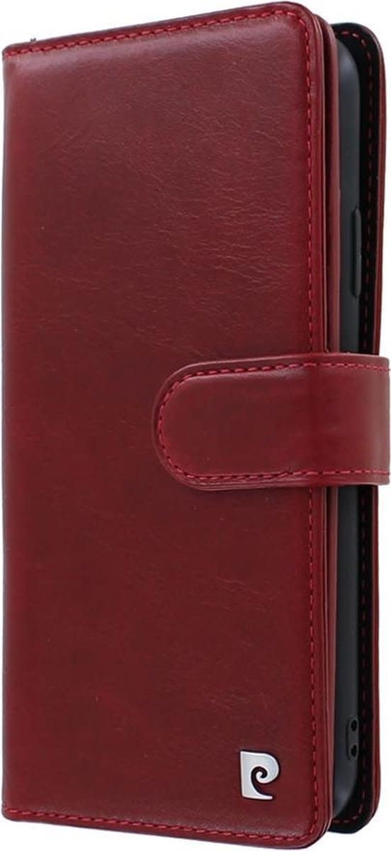 Pierre Cardin Rood hoesje iPhone 11 Pro - Book Case - Leather Wallet Series - Echt Leer-Hoesjes-Ilumina Benelux