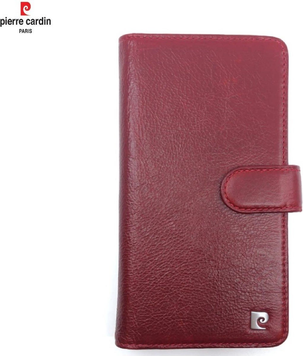 Pierre Cardin Rood hoesje iPhone 11 Pro Max - Book Case - Leather Wallet Series - Echt Leer-Hoesjes-Ilumina Benelux
