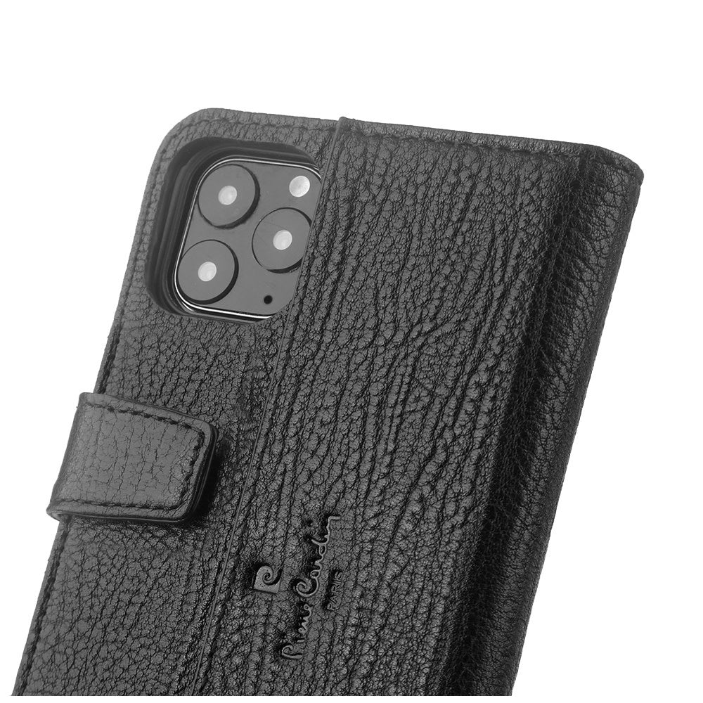 Pierre Cardin Rood hoesje iPhone 12 Pro Max - Book Case - Echt leder-Hoesjes-Ilumina Benelux