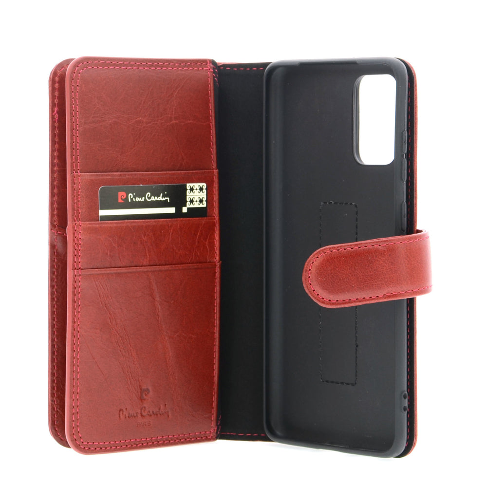 Pierre Cardin Rood hoesje voor Samsung Galaxy S20 Plus - Book Case - Echt leder-Hoesjes-Ilumina Benelux