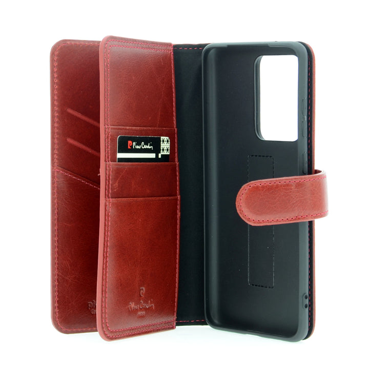Pierre Cardin Rood hoesje voor Samsung Galaxy S20 Ultra - Book Case - Echt leder-Hoesjes-Ilumina Benelux