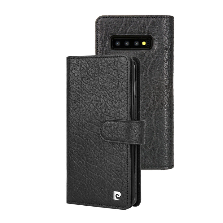 Pierre Cardin Zwart hoesje Galaxy S10 Plus - Book Case - Stijlvol - Leer - Luxe cover-Hoesjes-Ilumina Benelux