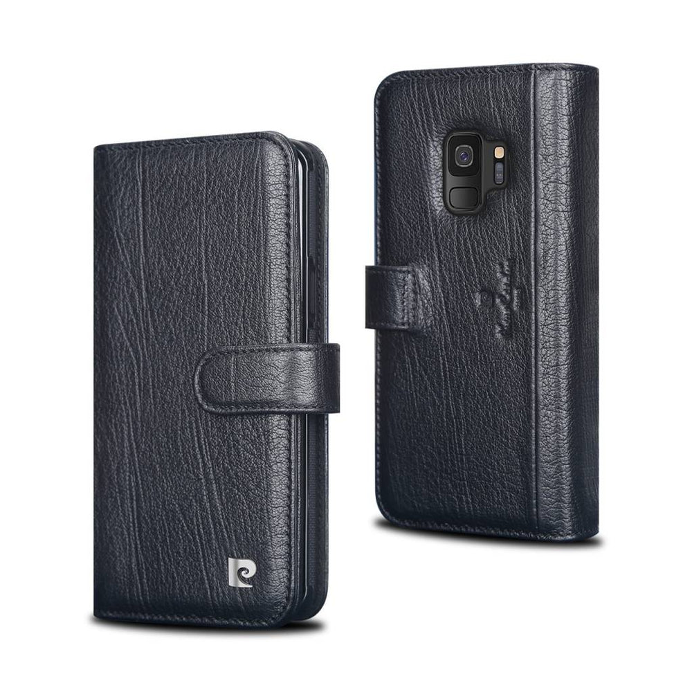 Pierre Cardin Zwart hoesje Galaxy S9 - Book Case - Stijlvol - Leer - Luxe cover-Hoesjes-Ilumina Benelux