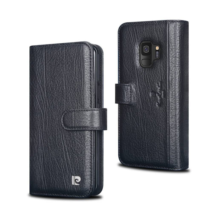 Pierre Cardin Zwart hoesje Galaxy S9 - Book Case - Stijlvol - Leer - Luxe cover-Hoesjes-Ilumina Benelux