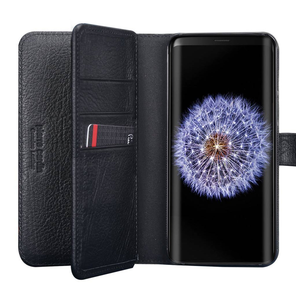 Pierre Cardin Zwart hoesje Galaxy S9 - Book Case - Stijlvol - Leer - Luxe cover-Hoesjes-Ilumina Benelux