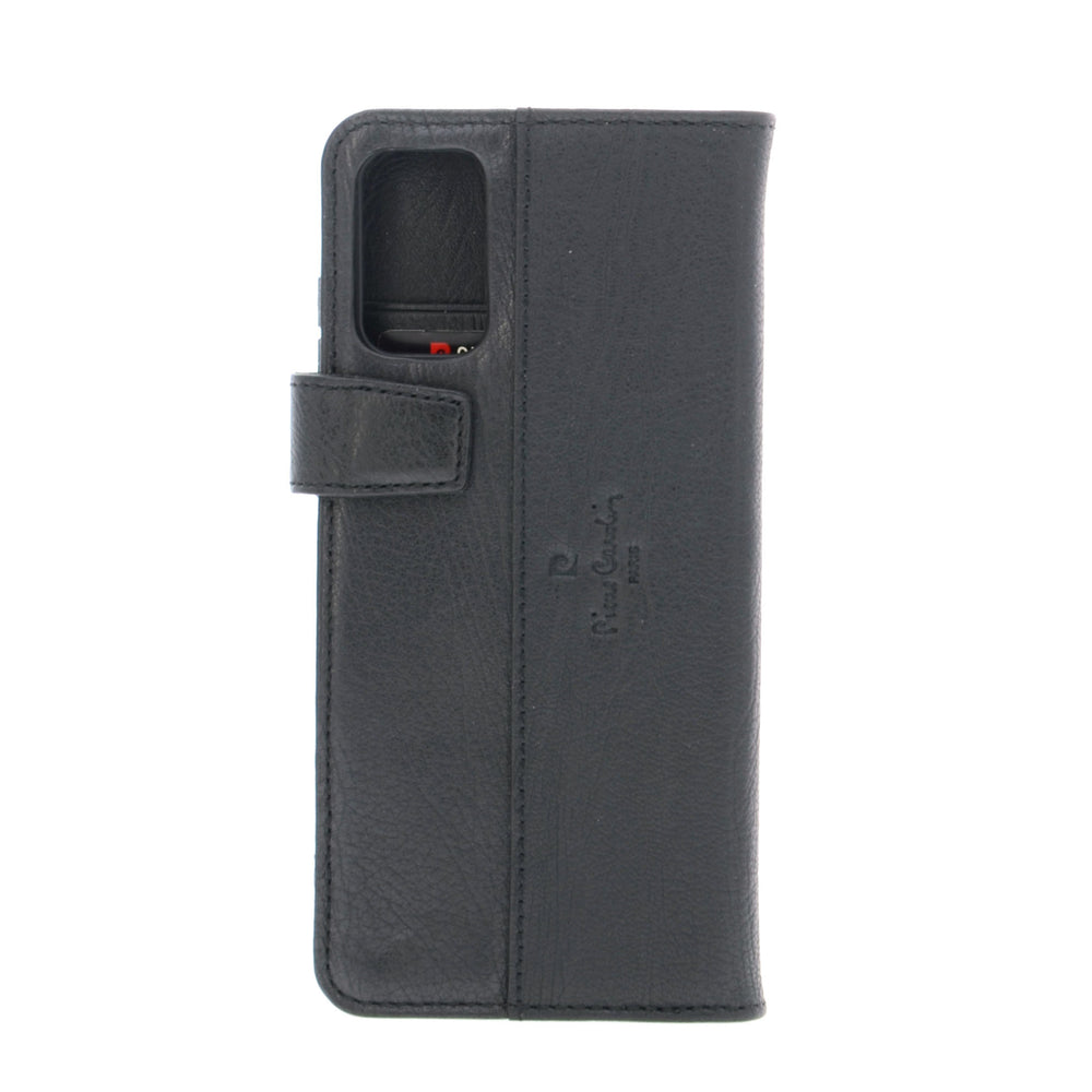 Pierre Cardin Zwart hoesje Samsung Galaxy S20 Plus - Book Case - Echt leder-Hoesjes-Ilumina Benelux