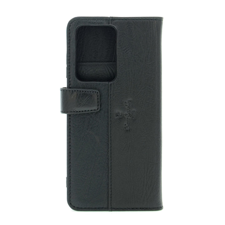 Pierre Cardin Zwart hoesje Samsung Galaxy S20 Ultra - Book Case - Echt leder-Hoesjes-Ilumina Benelux