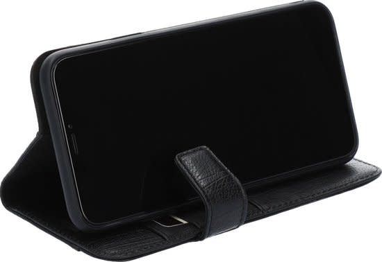 Pierre Cardin Zwart hoesje iPhone 11 Pro Max - Book Case - Leather Collection - Echt Leer - Pashouders-Hoesjes-Ilumina Benelux