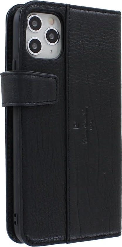 Pierre Cardin Zwart hoesje iPhone 11 Pro Max - Book Case - Leather Collection - Echt Leer - Pashouders-Hoesjes-Ilumina Benelux
