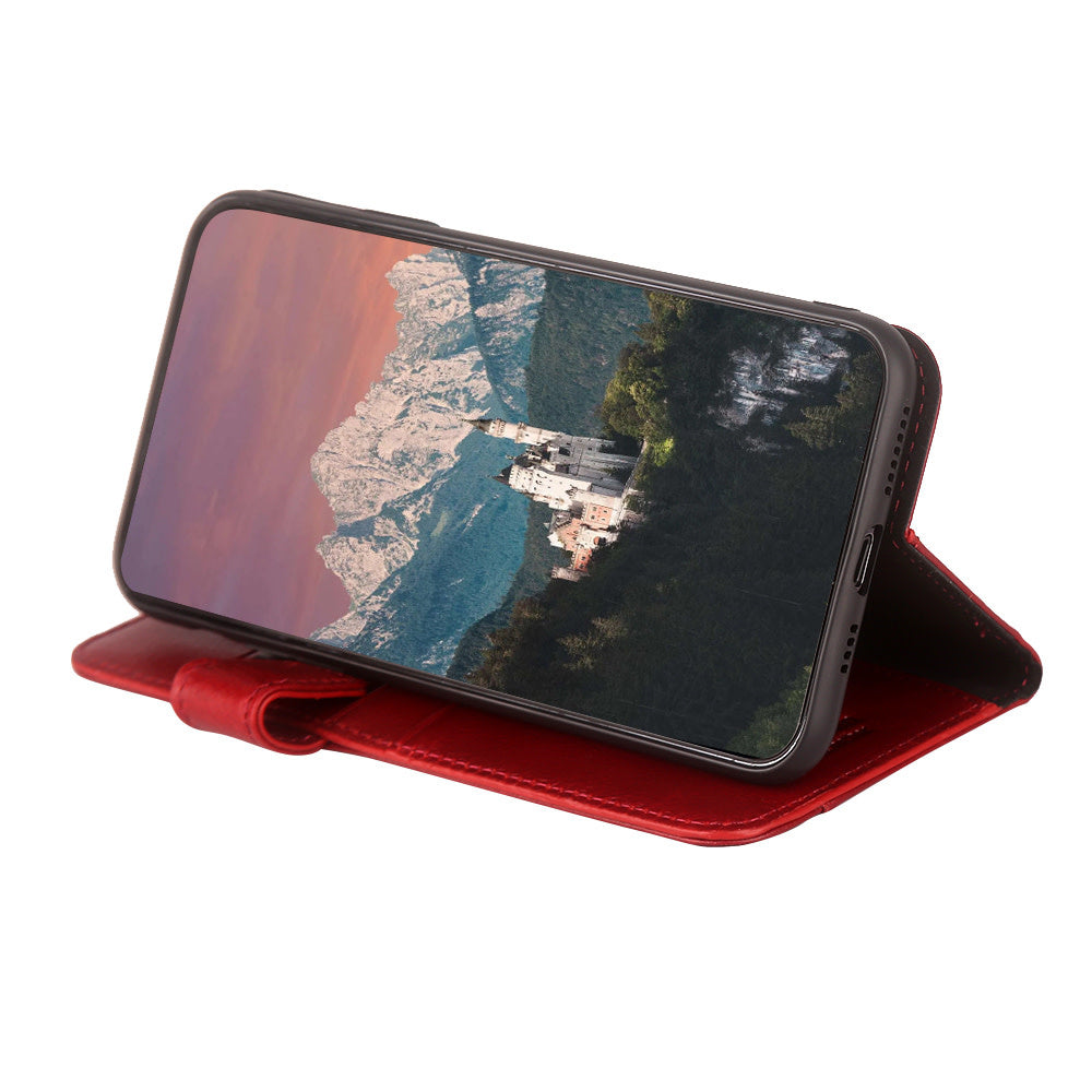 Pierre Cardin Zwart hoesje iPhone 12 Pro Max - Book Case - Echt leder-Hoesjes-Ilumina Benelux
