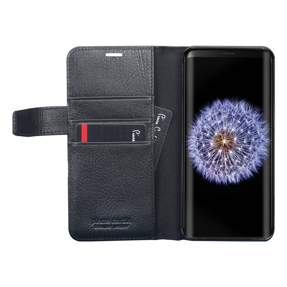 Pierre Cardin Zwart hoesje voor Galaxy S9 - Book Case - Stijlvol - Leer - Luxe cover-Hoesjes-Ilumina Benelux