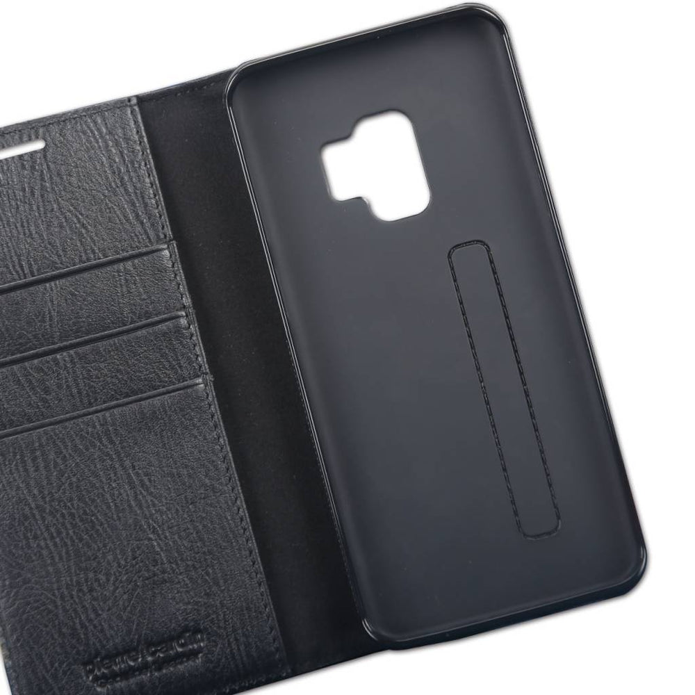 Pierre Cardin Zwart hoesje voor Galaxy S9 - Book Case - Stijlvol - Leer - Luxe cover-Hoesjes-Ilumina Benelux