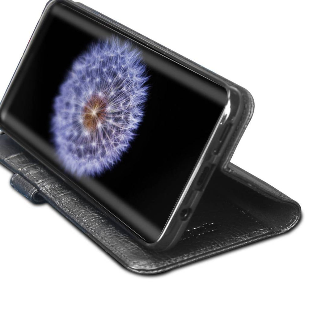 Pierre Cardin Zwart hoesje voor Galaxy S9 Plus - Book Case - Stijlvol - Leer - Luxe cover-Hoesjes-Ilumina Benelux