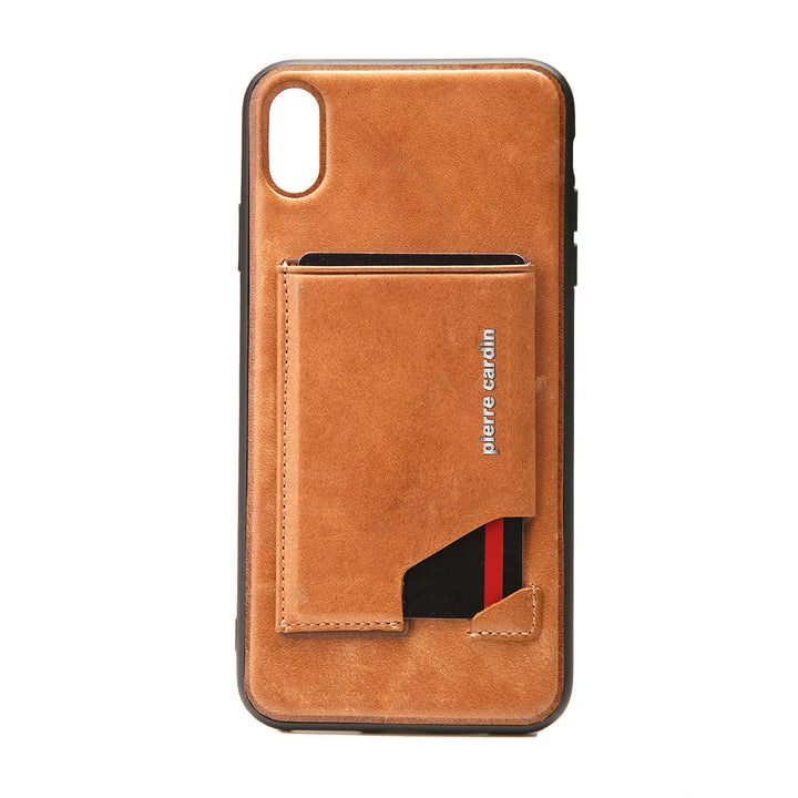 Pierre Cardin backcover hoesje iPhone XR - Bruin-Hoesjes-Ilumina Benelux