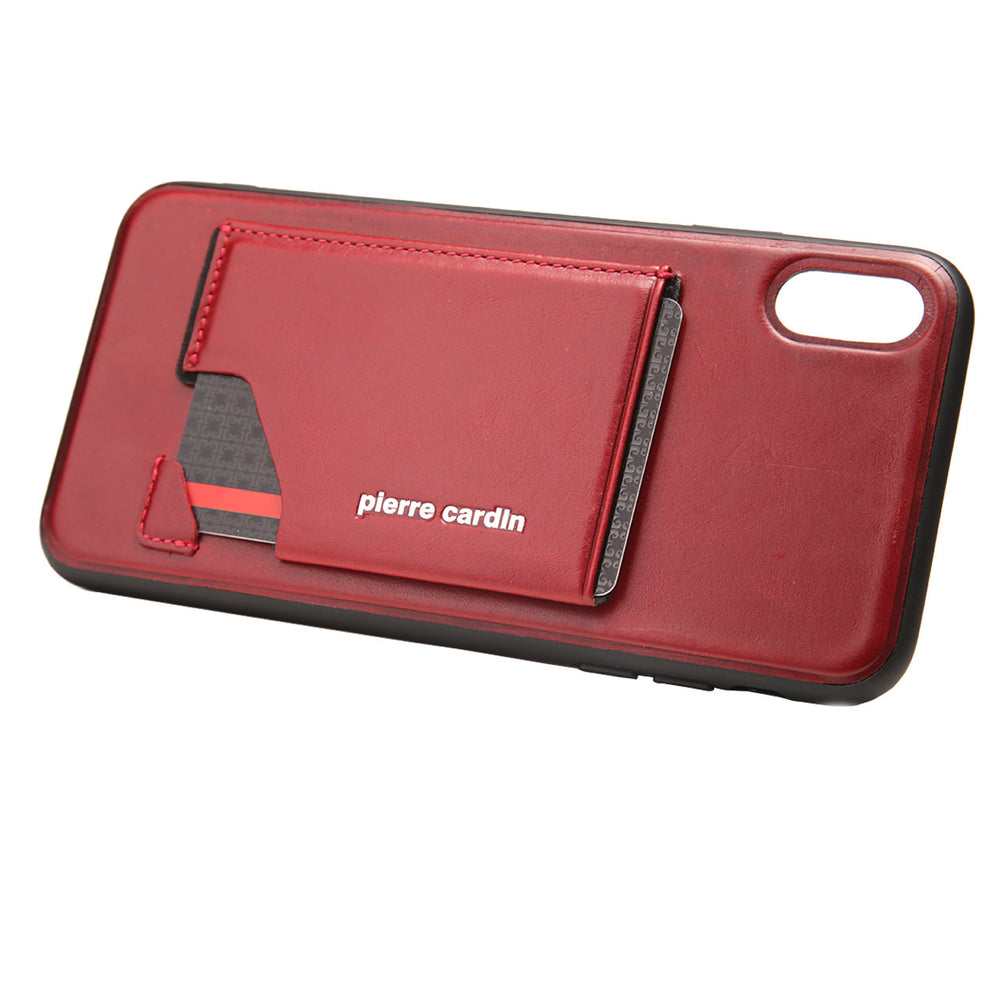 Pierre Cardin backcover hoesje iPhone XR - Rood-Hoesjes-Ilumina Benelux