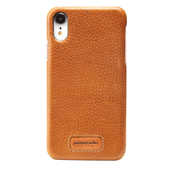 Pierre Cardin backcover voor iPhone XR - Bruin-Hoesjes-Ilumina Benelux