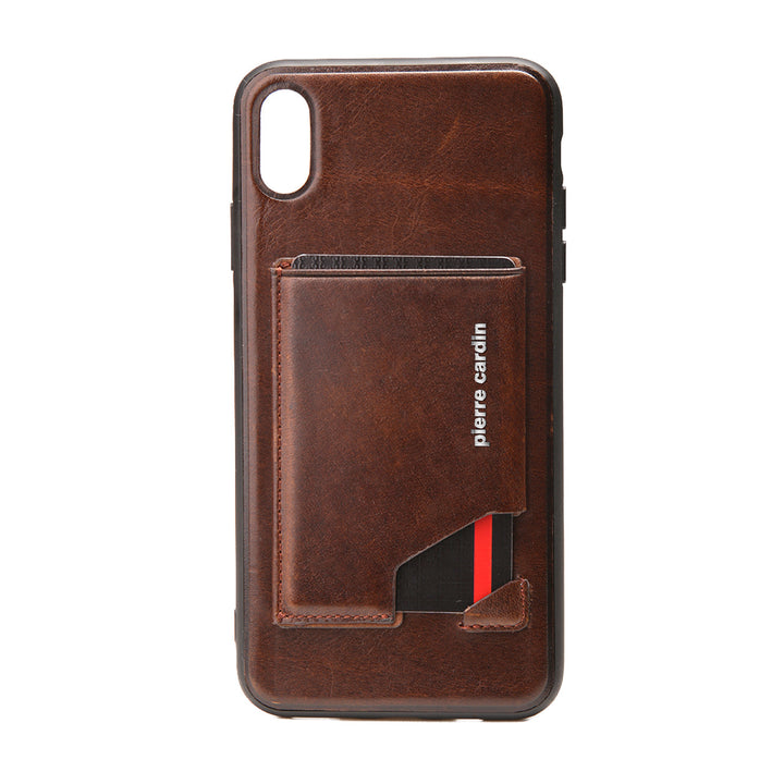 Pierre Cardin backcover voor iPhone XR - D Bruin-Hoesjes-Ilumina Benelux