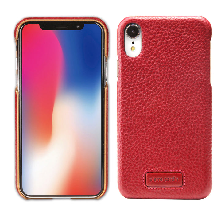 Pierre Cardin backcover voor iPhone XR - Rood-Hoesjes-Ilumina Benelux