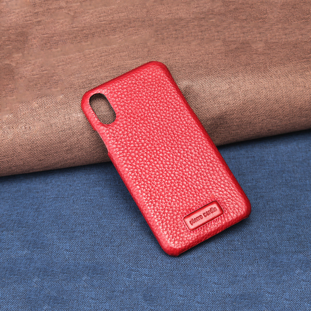 Pierre Cardin backcover voor iPhone XR - Rood-Hoesjes-Ilumina Benelux