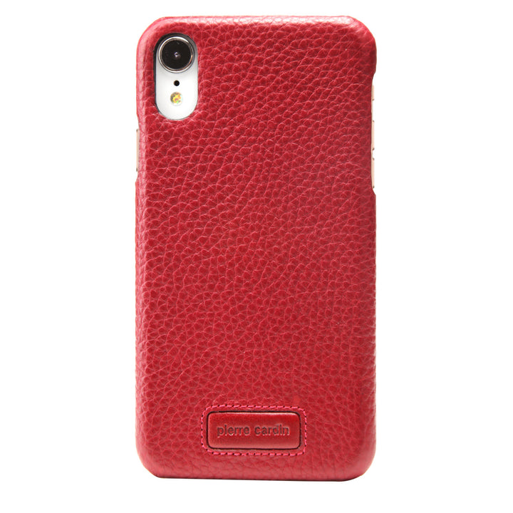 Pierre Cardin backcover voor iPhone XR - Rood-Hoesjes-Ilumina Benelux