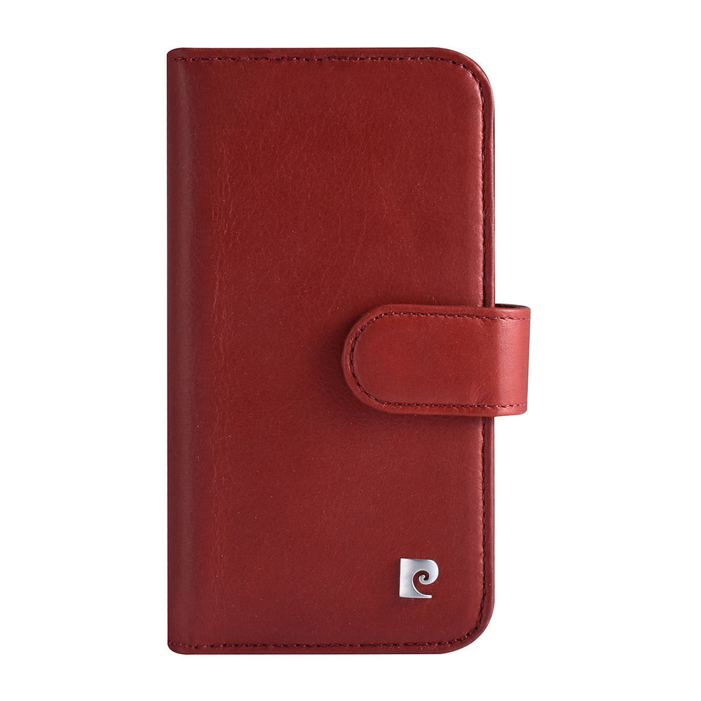 Pierre Cardin iPhone 13 Mini Book Case hoesje - Pasjeshouder voor 6 pasjes - Magneetsluiting - Rood-Hoesjes-Ilumina Benelux