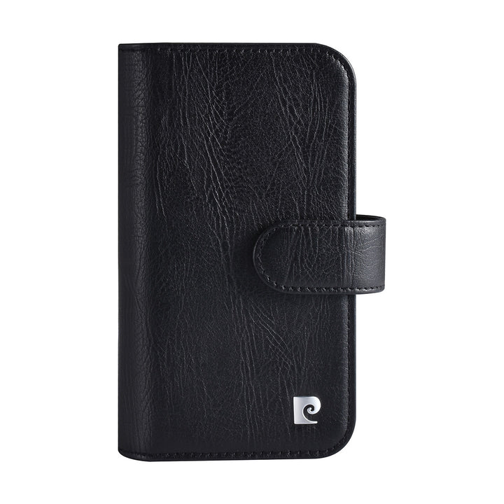 Pierre Cardin iPhone 13 Mini Book Case hoesje - Pasjeshouder voor 6 pasjes - Magneetsluiting - Zwart-Hoesjes-Ilumina Benelux