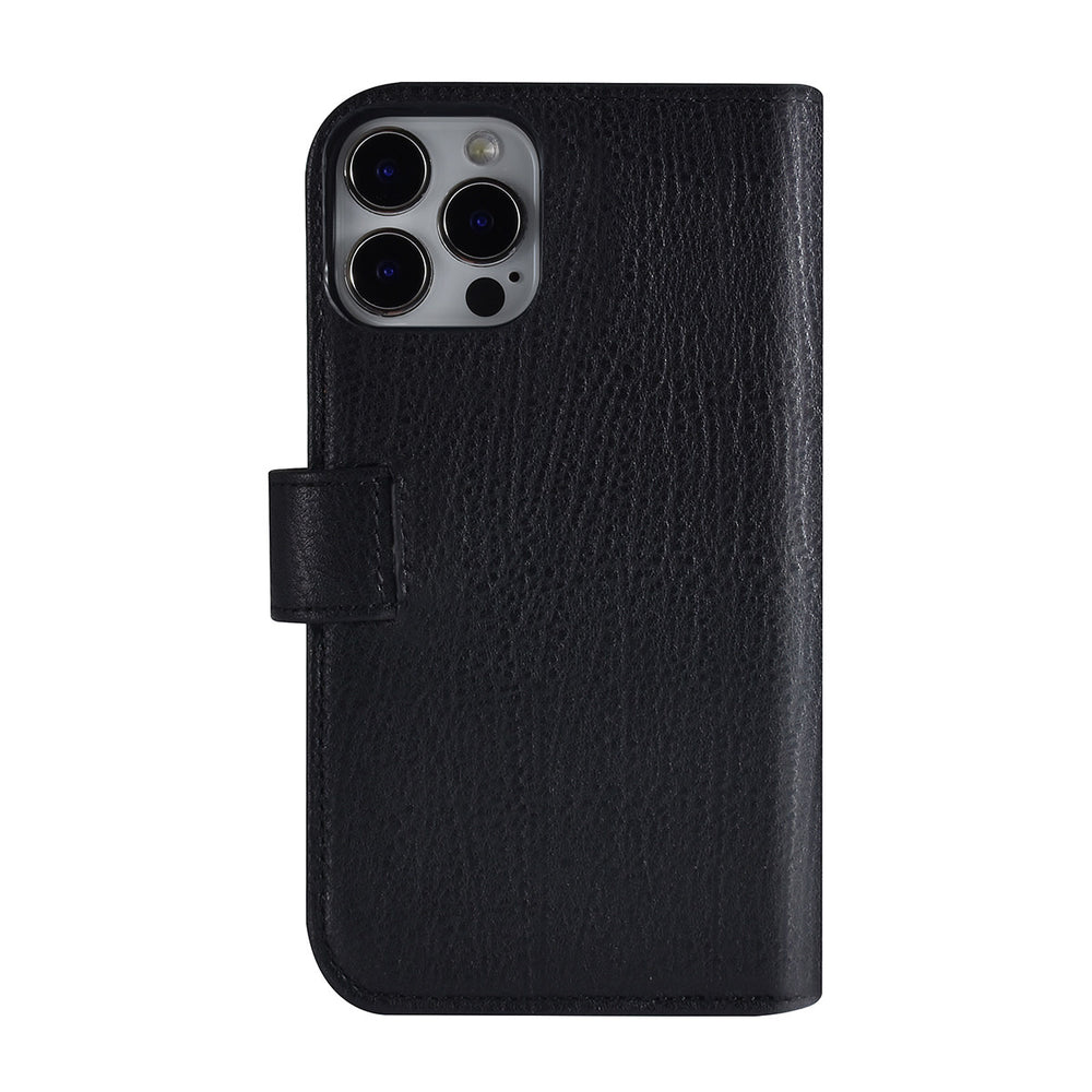 Pierre Cardin iPhone 13 Pro Max Book Case hoesje - Pasjeshouder voor 6 pasjes - Magneetsluiting - Zwart-Hoesjes-Ilumina Benelux