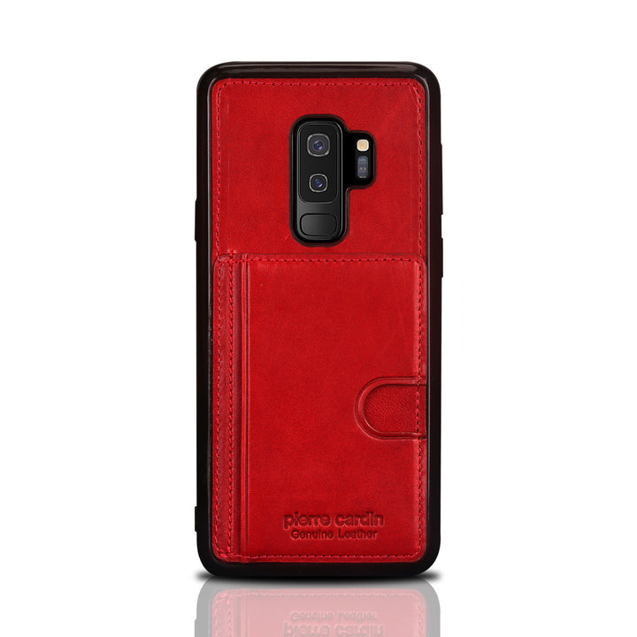 Pierre Cardin silicone backcover voor Galaxy S9 Plus - Rood (8719273146095)-Hoesjes-Ilumina Benelux