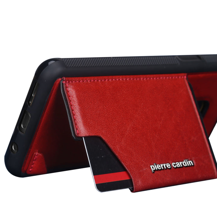 Pierre Cardin silicone backcover voor Galaxy S9 - Rood (8719273146002)-Hoesjes-Ilumina Benelux