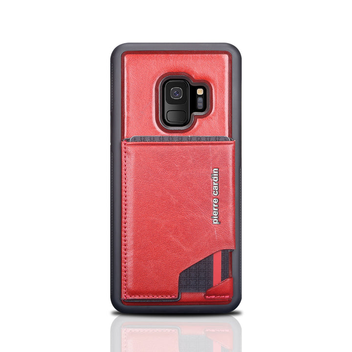 Pierre Cardin silicone backcover voor Galaxy S9 - Rood (8719273146002)-Hoesjes-Ilumina Benelux