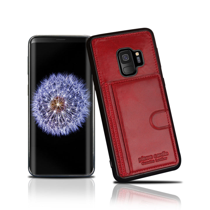 Pierre Cardin silicone backcover voor Galaxy S9 - Rood (8719273146064)-Hoesjes-Ilumina Benelux