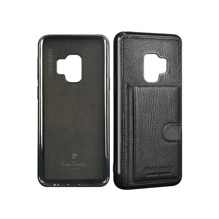 Pierre Cardin silicone backcover voor Galaxy S9 - Zwart (8719273146057)-Hoesjes-Ilumina Benelux