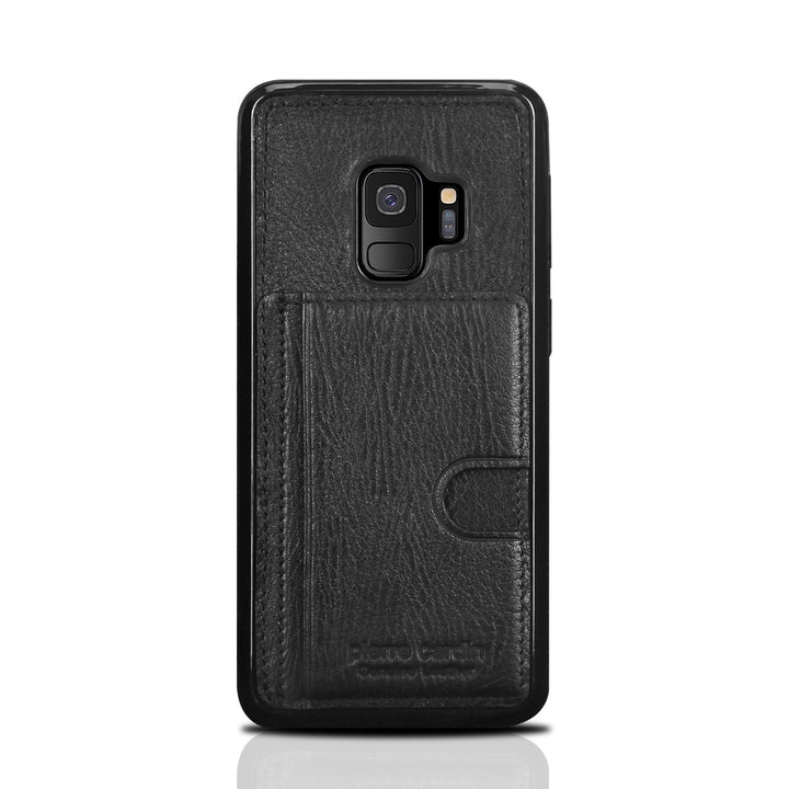 Pierre Cardin silicone backcover voor Galaxy S9 - Zwart (8719273146057)-Hoesjes-Ilumina Benelux